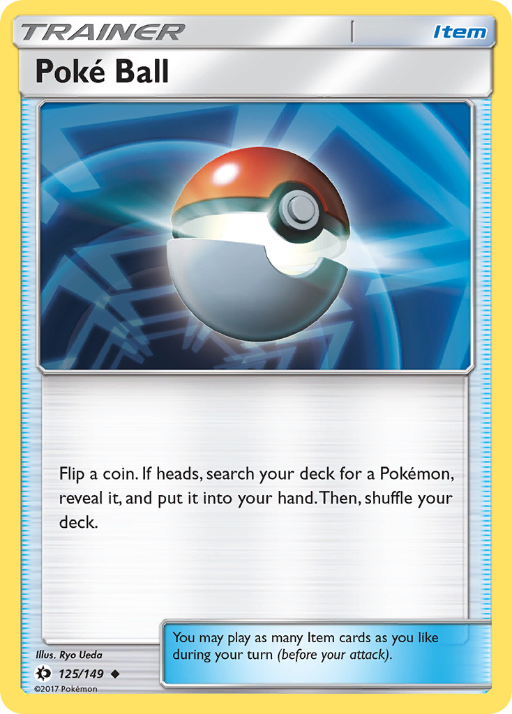 Sun & Moon Poke Ball #125/149